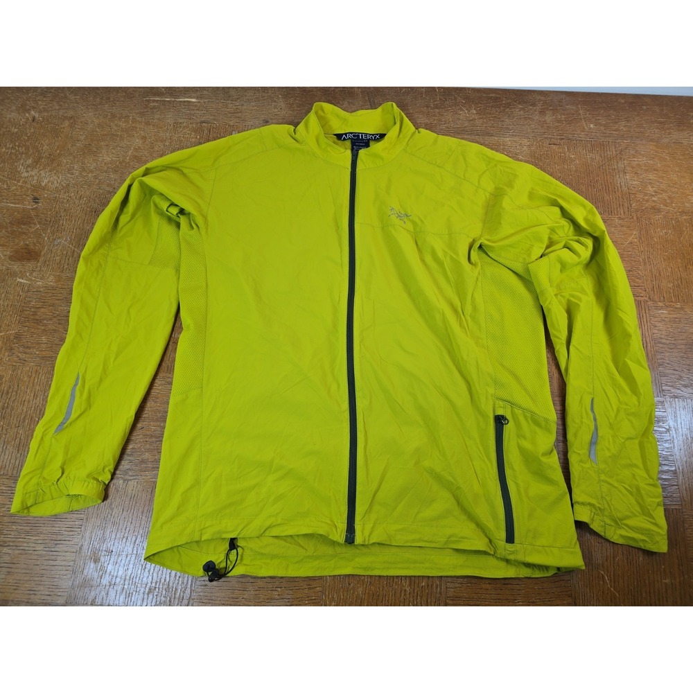 Arcteryx Incendo Lightweight Full-Zip Jacket Hiking Neon Green (11834) Men's XL